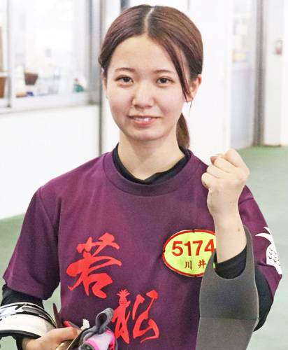 アグレッシブに攻め続ける川井萌