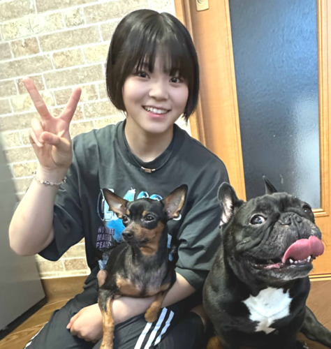 愛犬と仲良く、リラックス