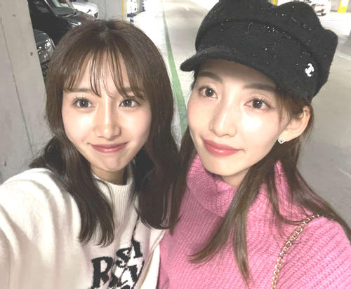 美人姉妹レーサー・土屋蘭（左）と姉の南