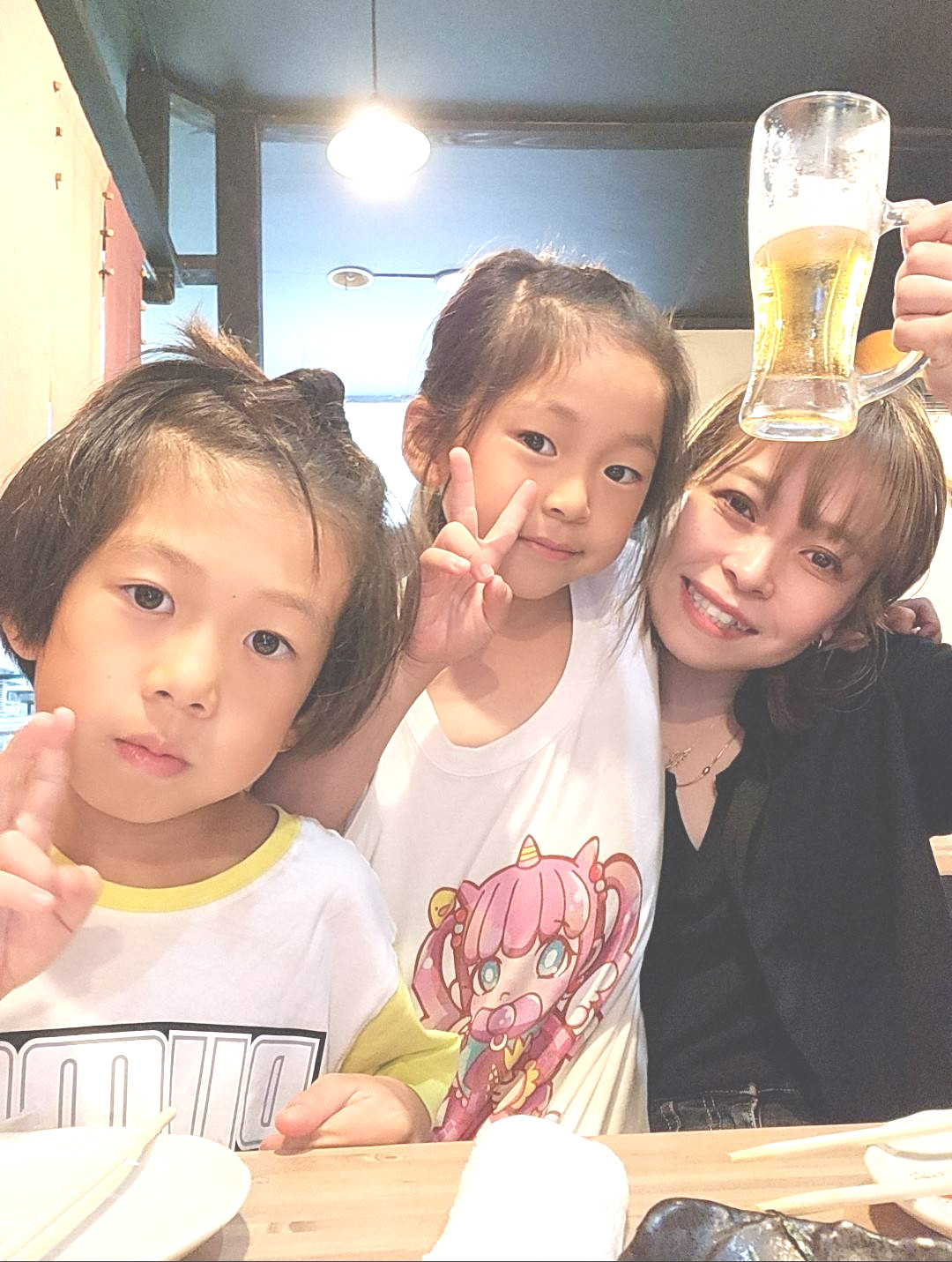 休日は子供たちと過ごす