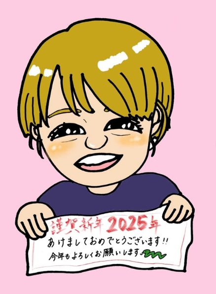 田上凜自身が描いた自画像