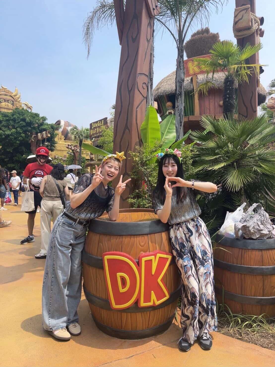 河内悠利杏（左）と湯浅紀香