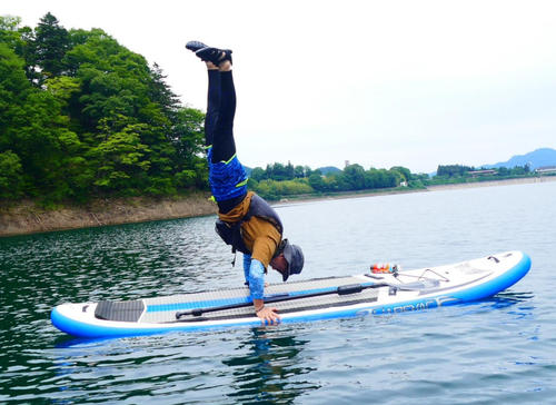 水上で倒立！　7、8年ぶりにSUP（サップ）体験に行ってきました