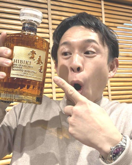 お酒は何でも飲みます。これは後輩S君のくれたウイスキーです！
