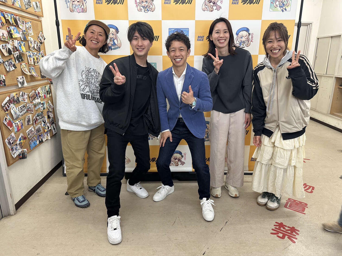 多摩川のイベント、盛り上がりました！　池田明美さん（左）も元気いっぱいでした～