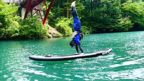 上田綺世選手のユニホームを着て、SUPをしてきました。
