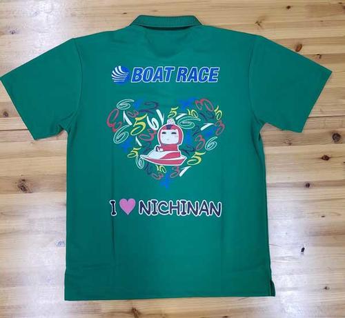 オラレ日南特製のポロシャツ（緑色）