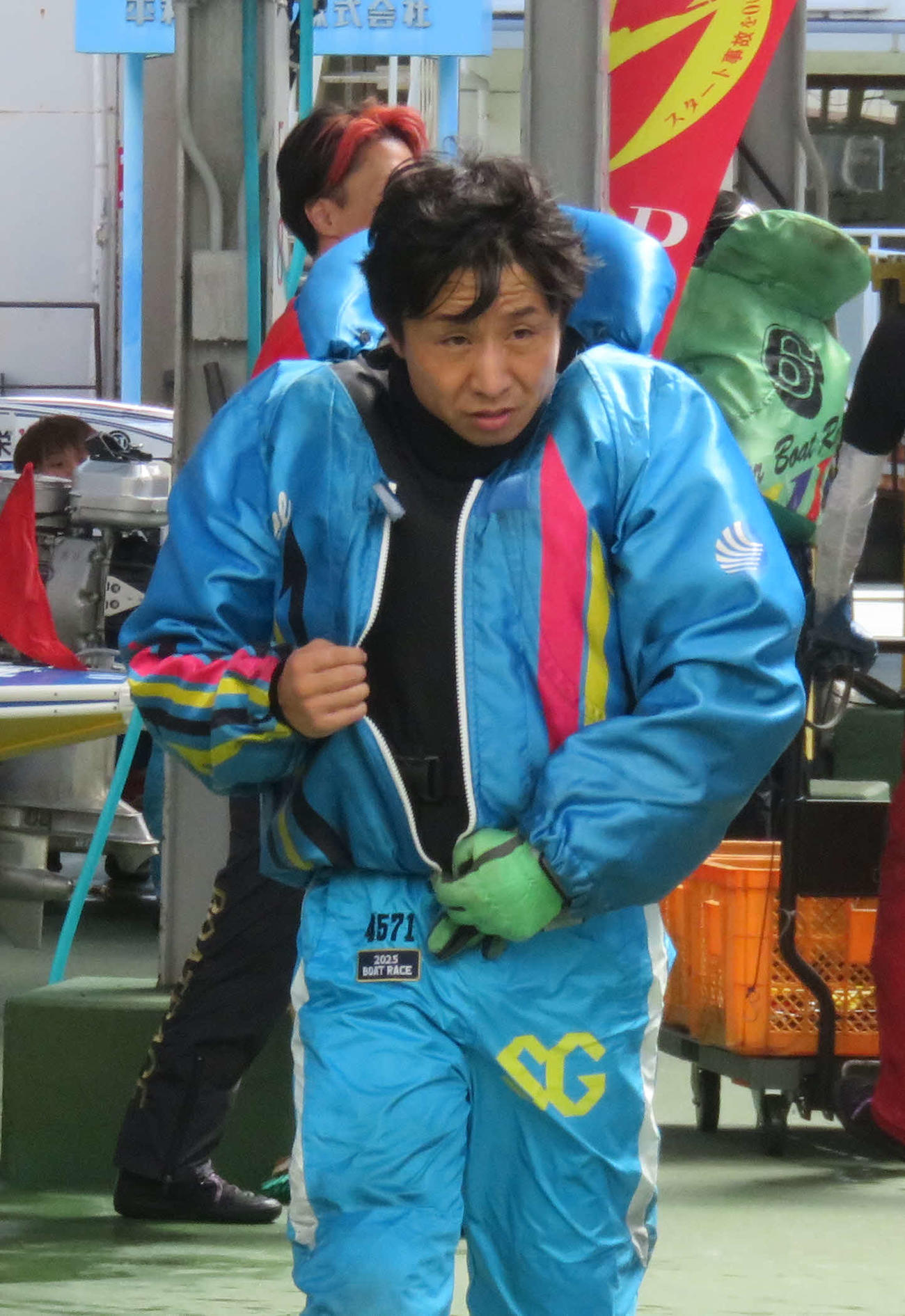 菅章哉が5Rをチルト3度で豪快にまくり快勝した