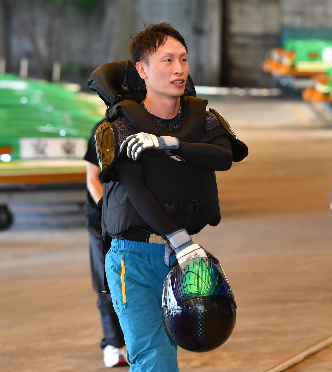 吉田和仁が初日2、1着の2連対発進を決めた（撮影・岩下翔太）