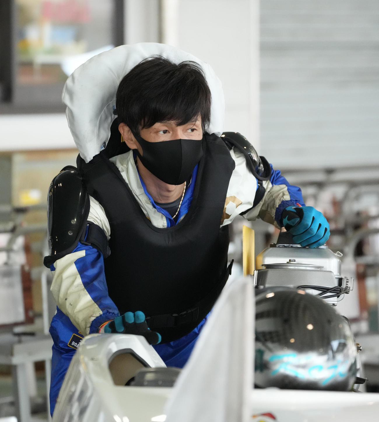 初日メインのひふみんドリーム戦は、地元の池田浩二が逃げ切りを図る