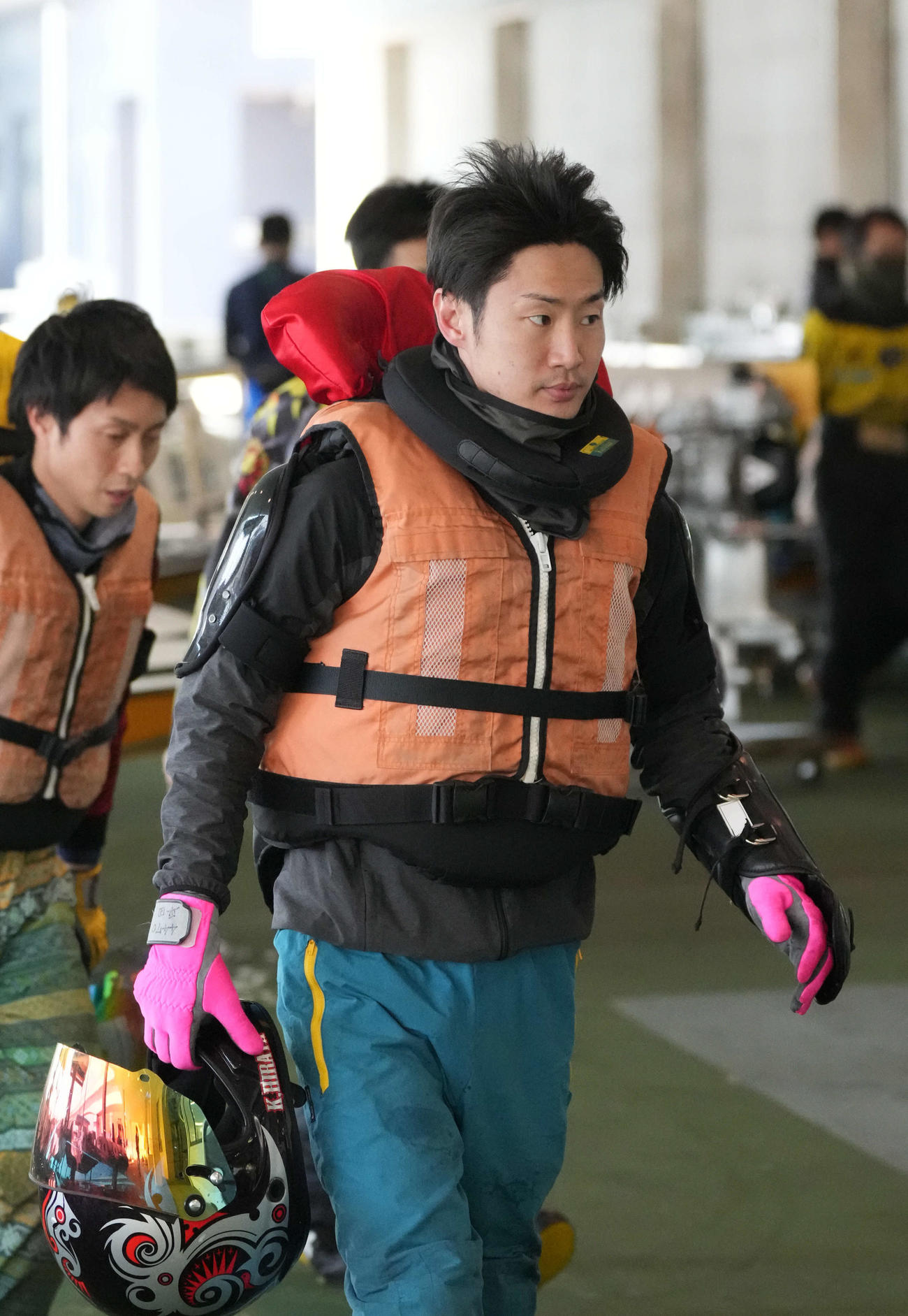 機力は上々、2日目の2走で準優好枠を狙う平田健之佑（2021年3月26日撮影）