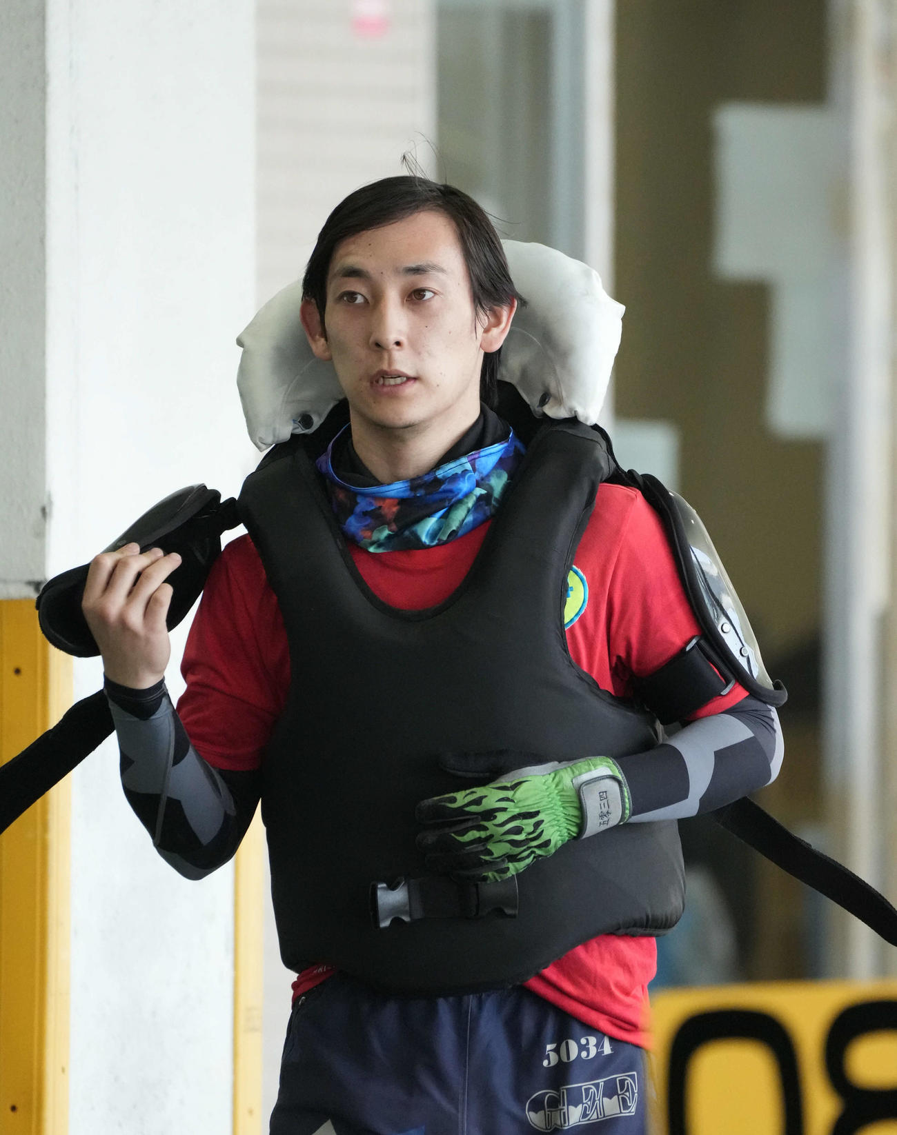 2日目をまくりで連勝、準優10R2枠から、初の優出を狙う若林義人（2021年3月26日撮影）