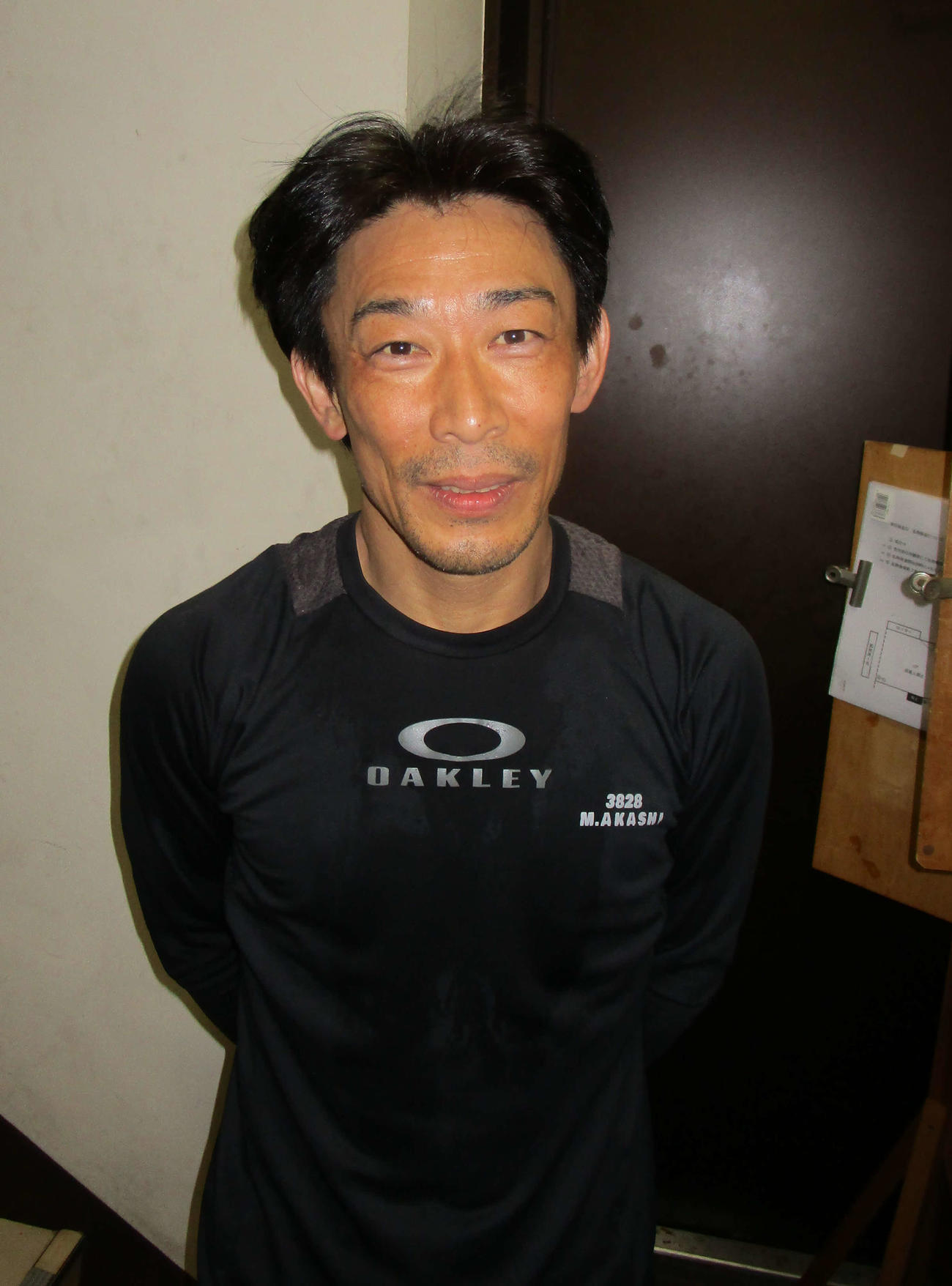 2日目を1、2着とし、準優進出を決めた明石正之（撮影・安井雅彦）