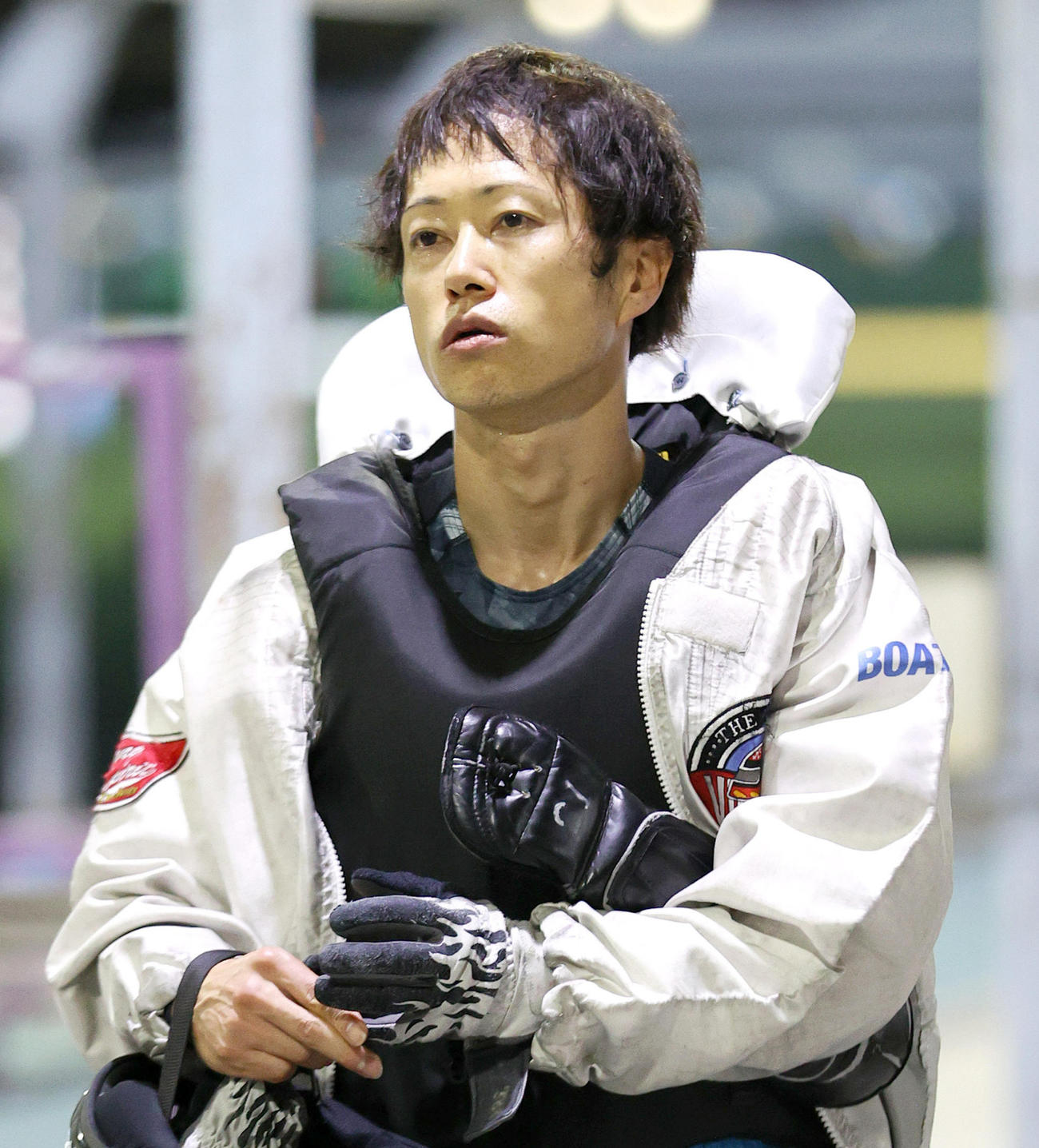 準優9Rで本紙本命の中岡正彦（撮影・上山淳一）