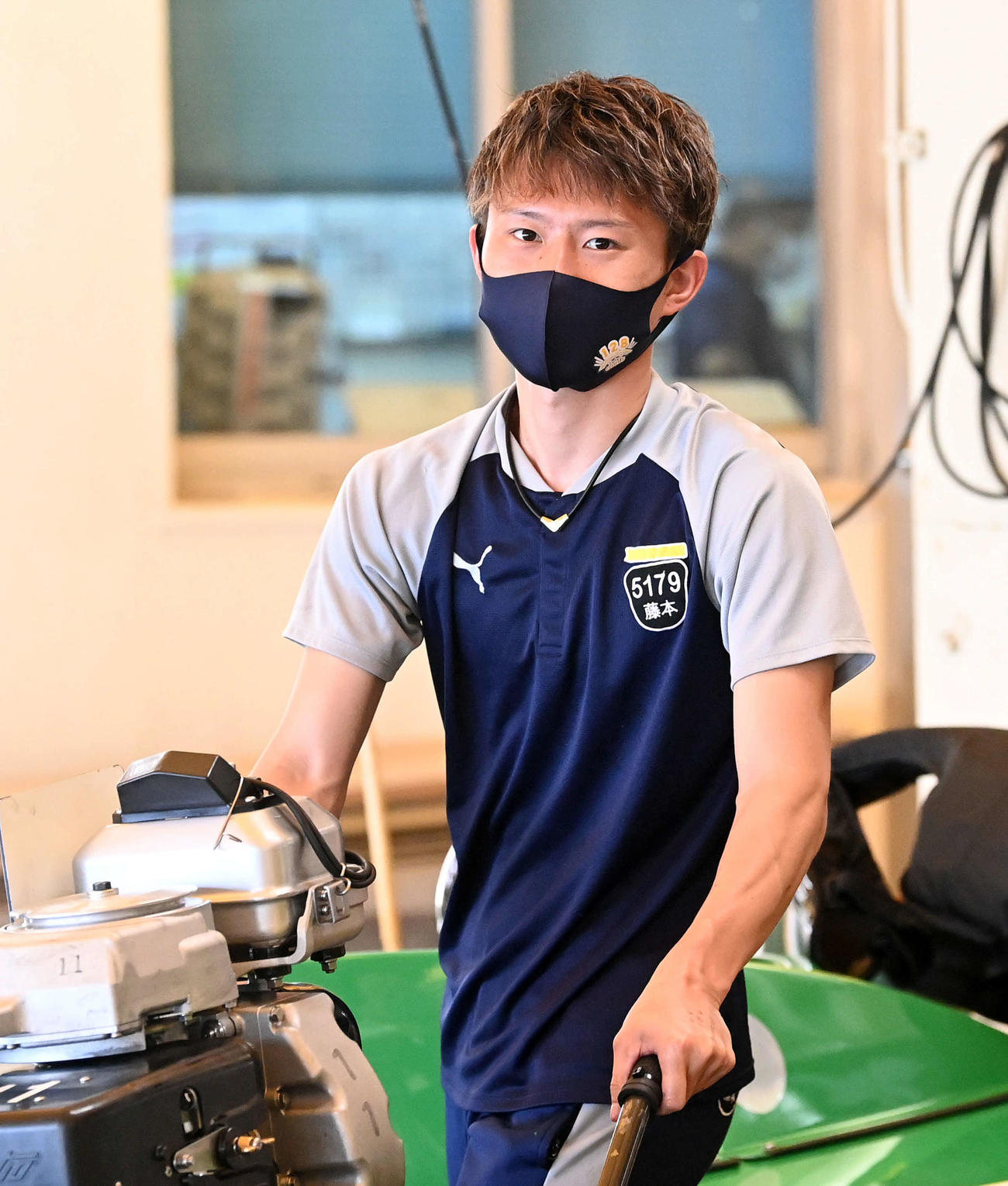 2日目8Rで今節初勝利を飾った藤本元輝（撮影・前岡正明）