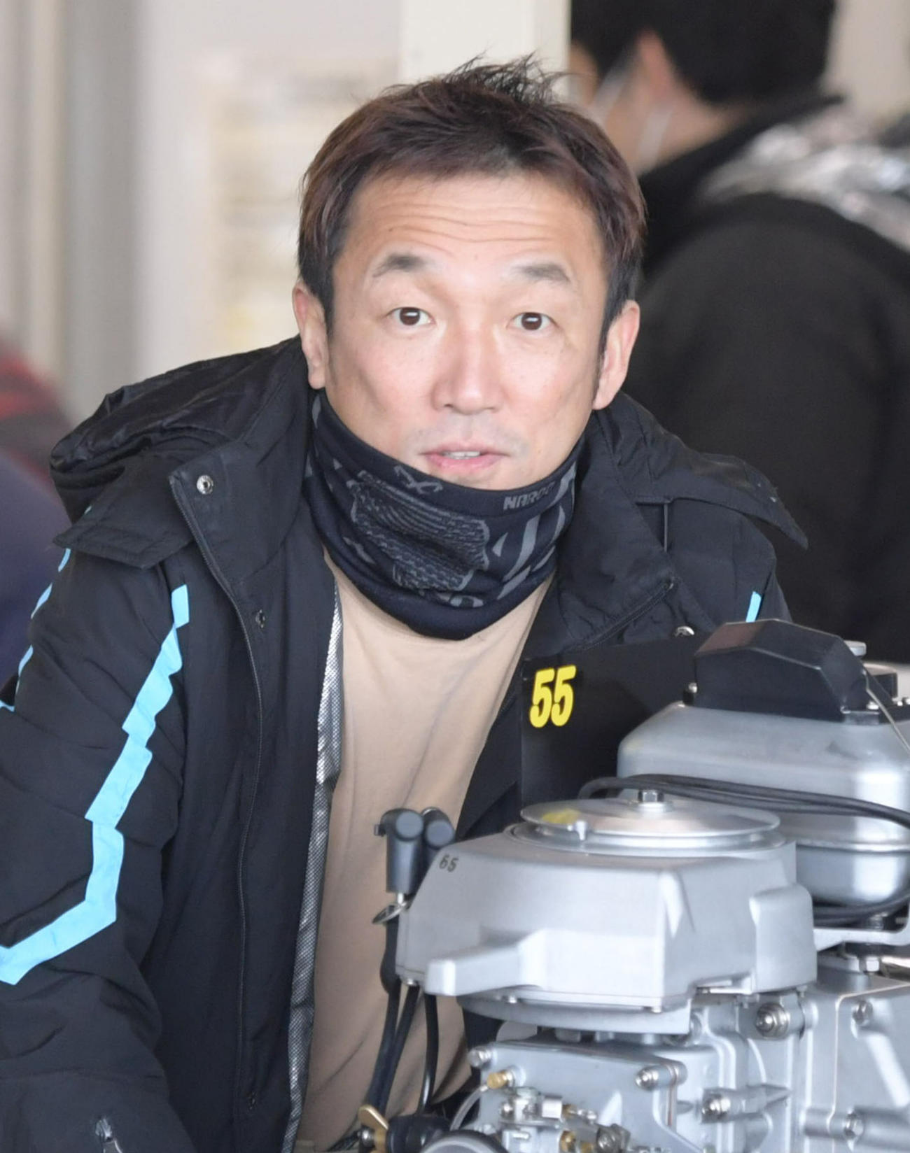 調整を合わせて巻き返しに出る佐藤大介（撮影・滝沢美穂子）