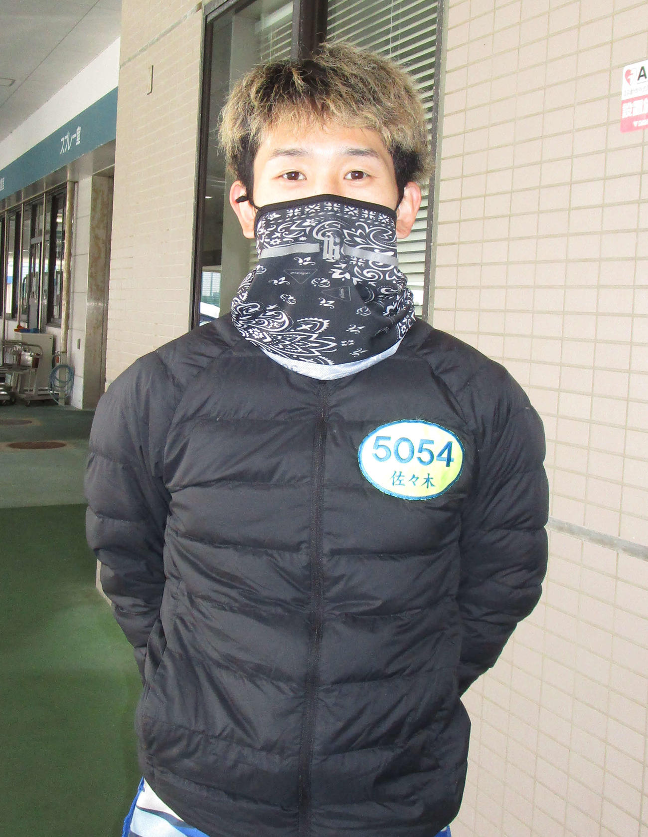 佐々木大河（2022年12月18日撮影）