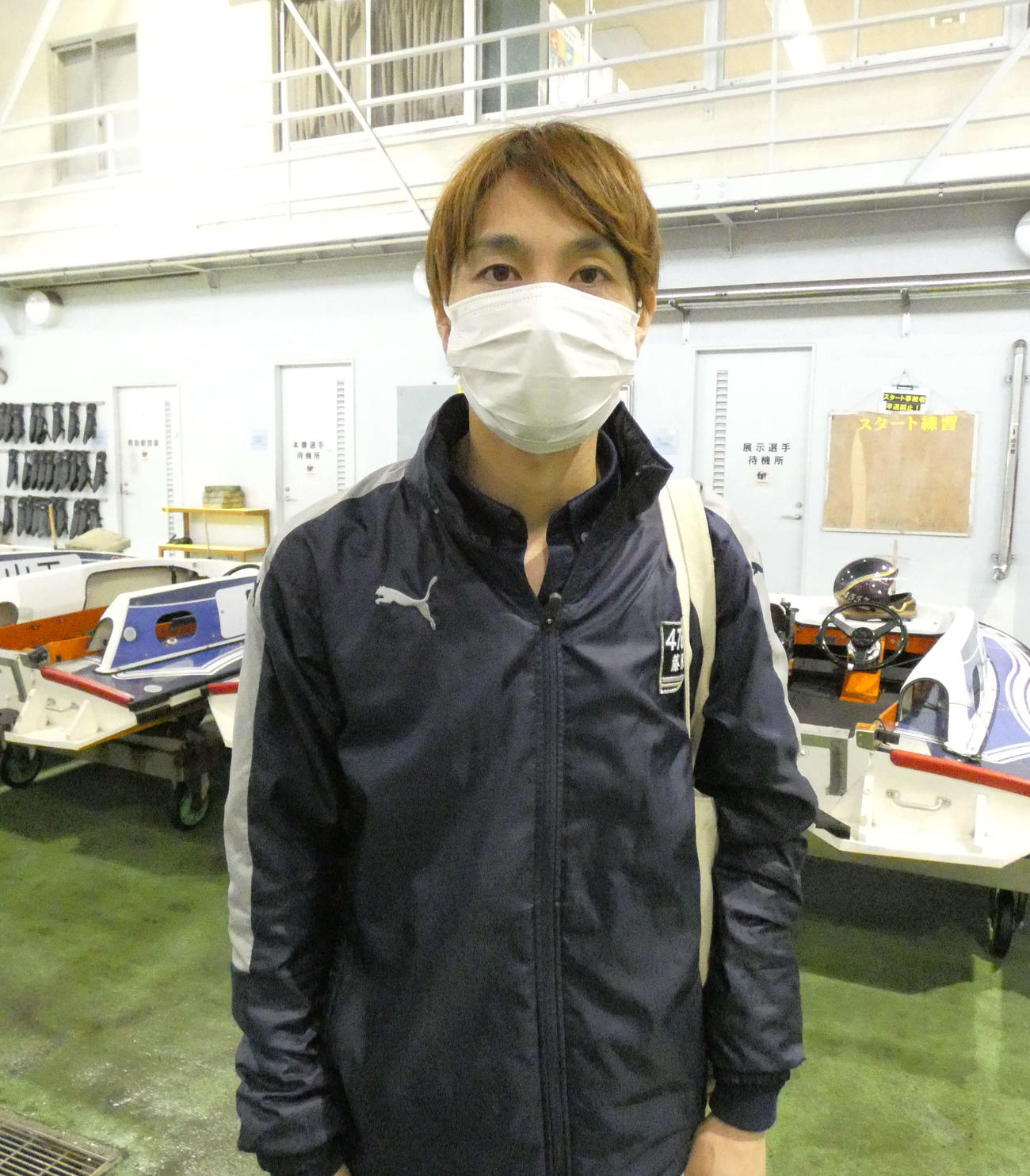 地元の藤原啓史朗は準優11R2枠に登場する8撮影・前原一樹）