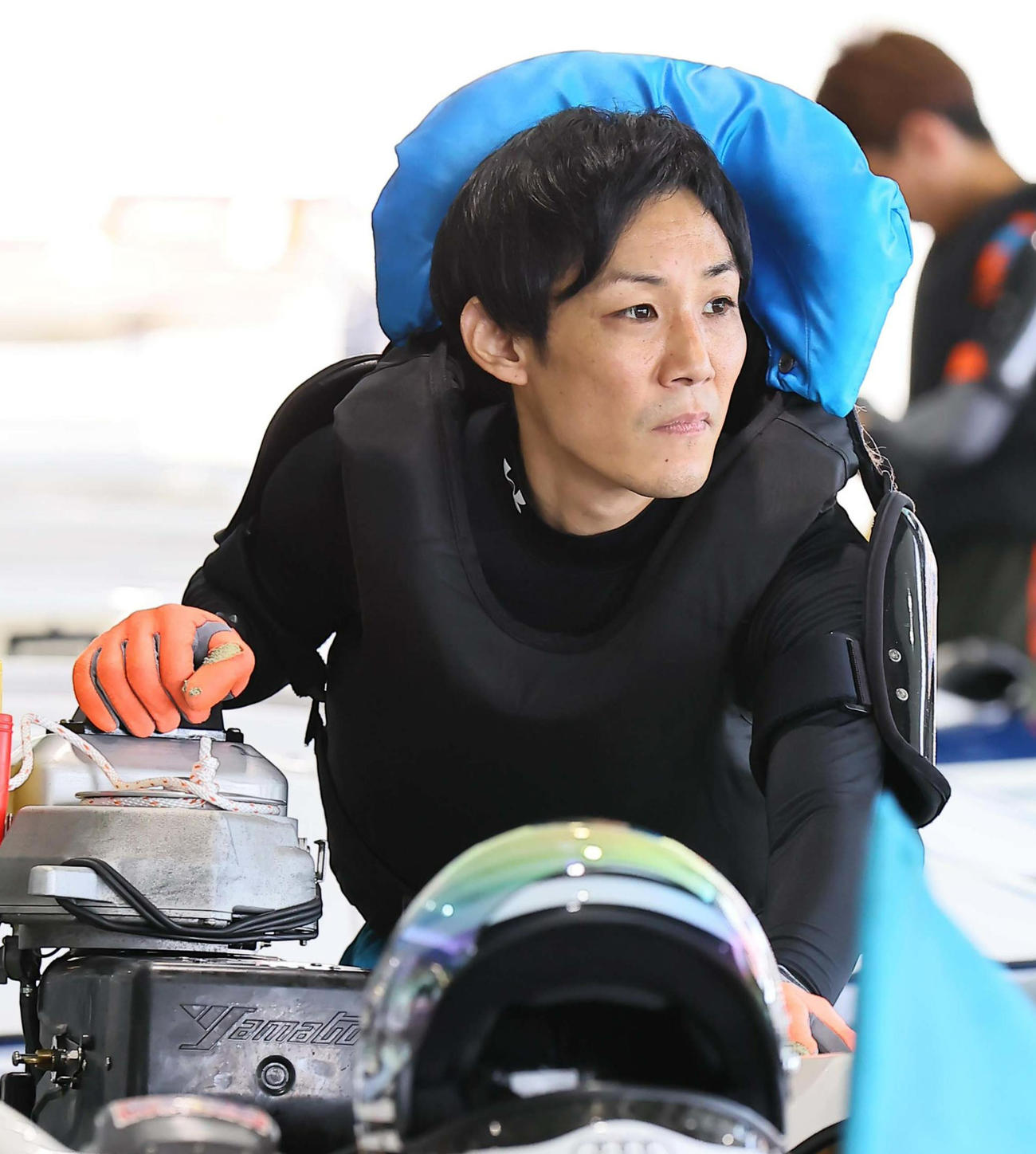 エース格の12号機に好感触を得た篠田優也（撮影・上田博志）