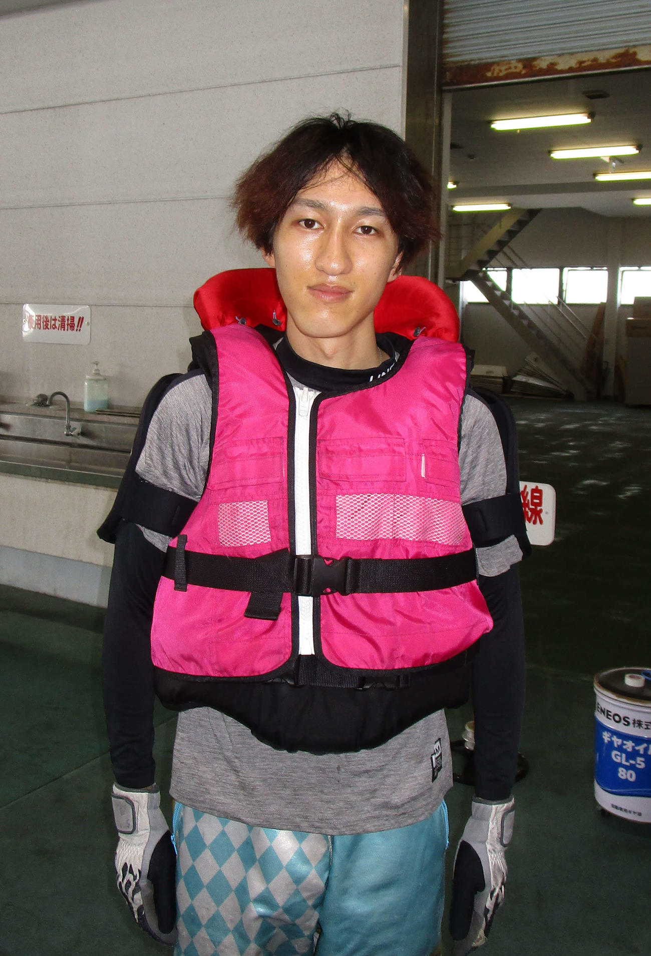 準優好枠を狙う飛田江己（撮影・安井雅彦）