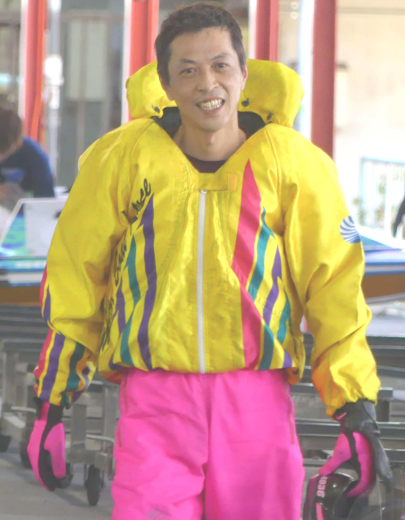 準優12Rでイン逃げを狙う金田諭