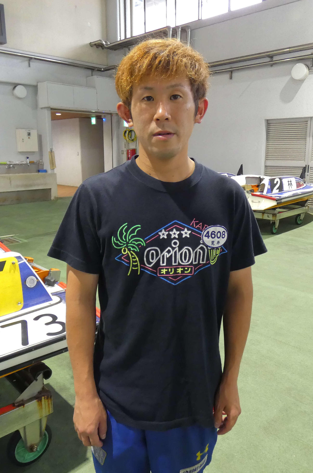 荒井翔伍の30号機は好ムードを漂わせている（撮影・前原一樹）