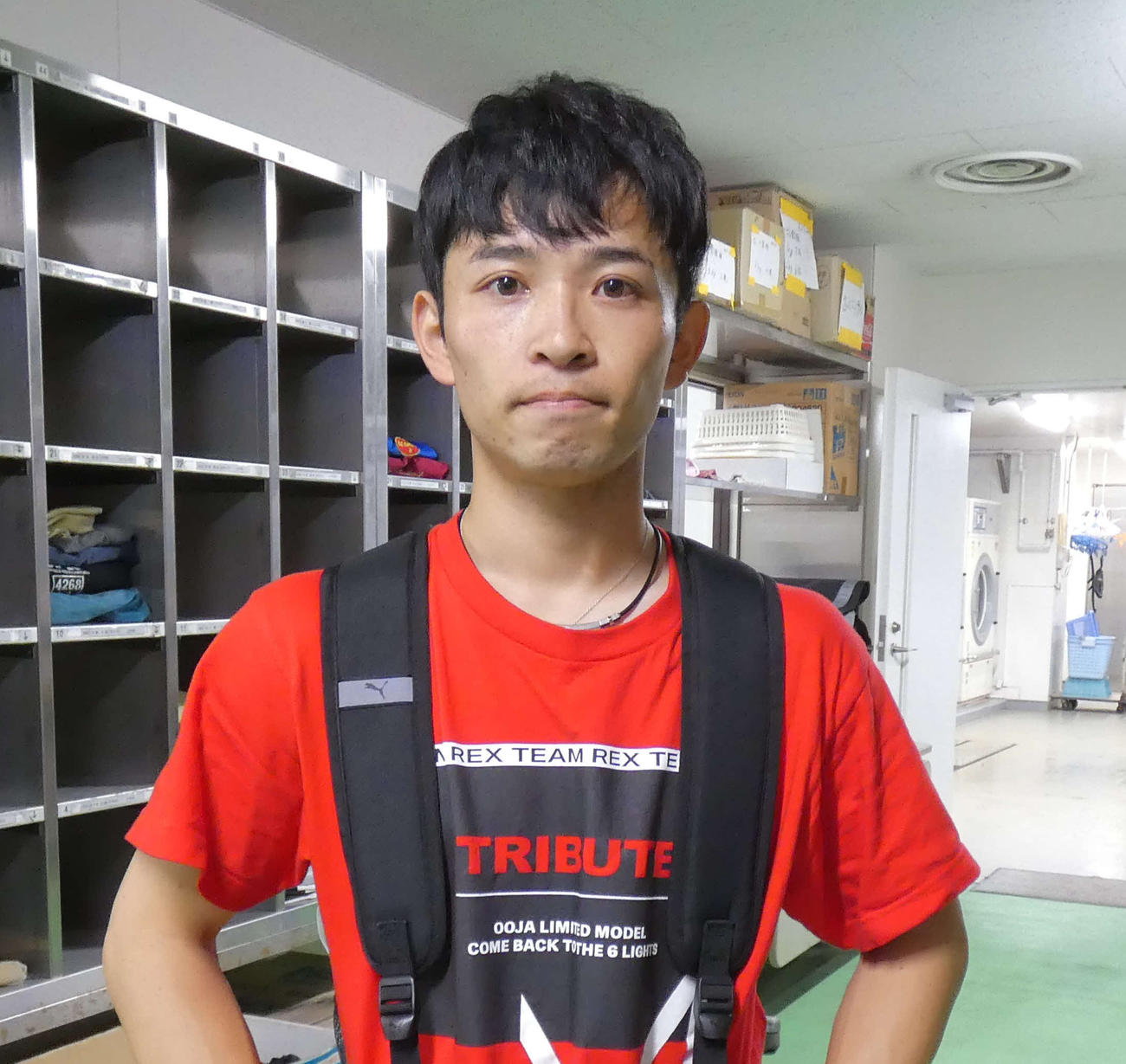 数原魁は12R優勝戦5枠にスタンバイ（撮影・前原一樹）