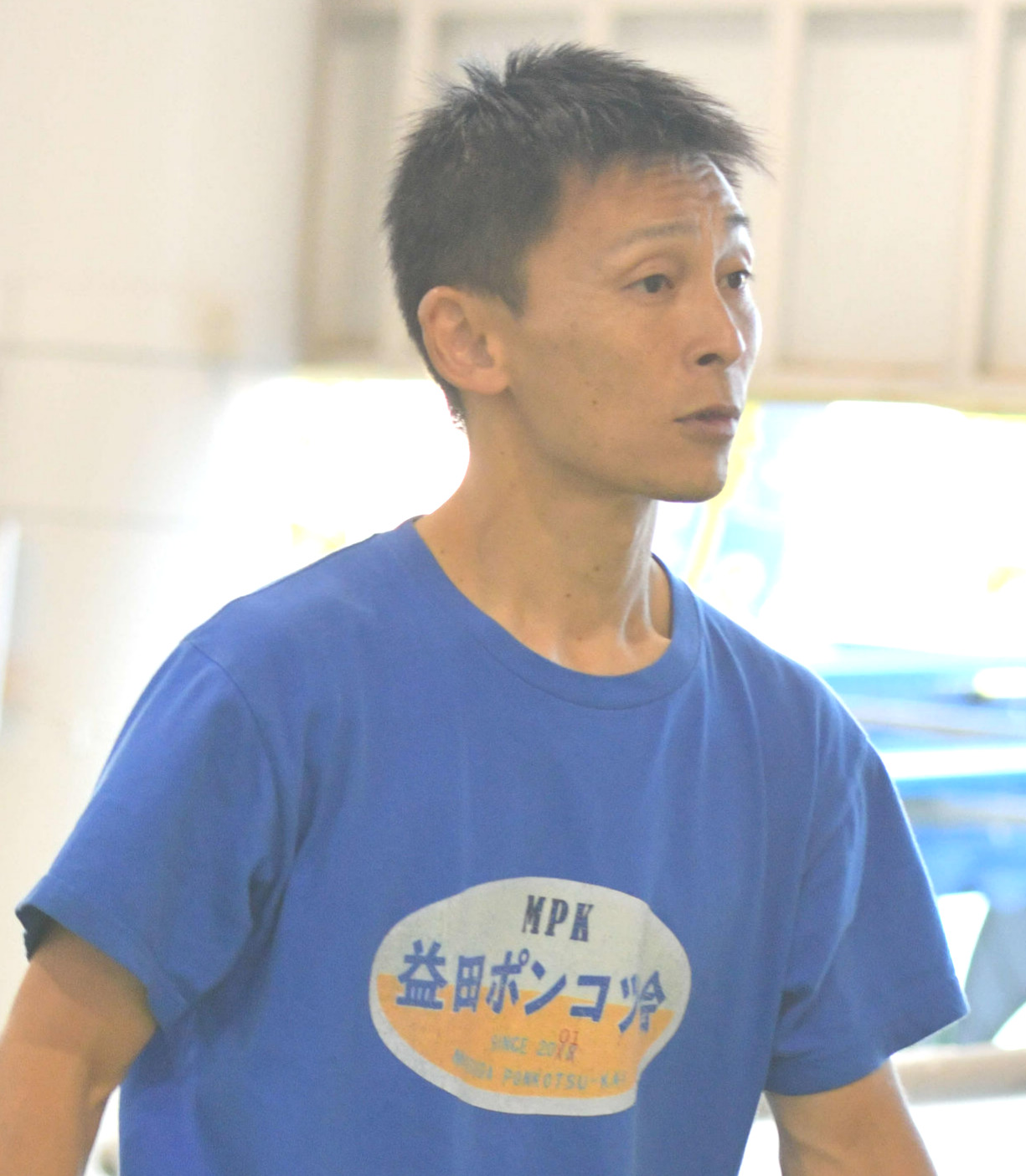 予選トップ通過を狙う益田啓司