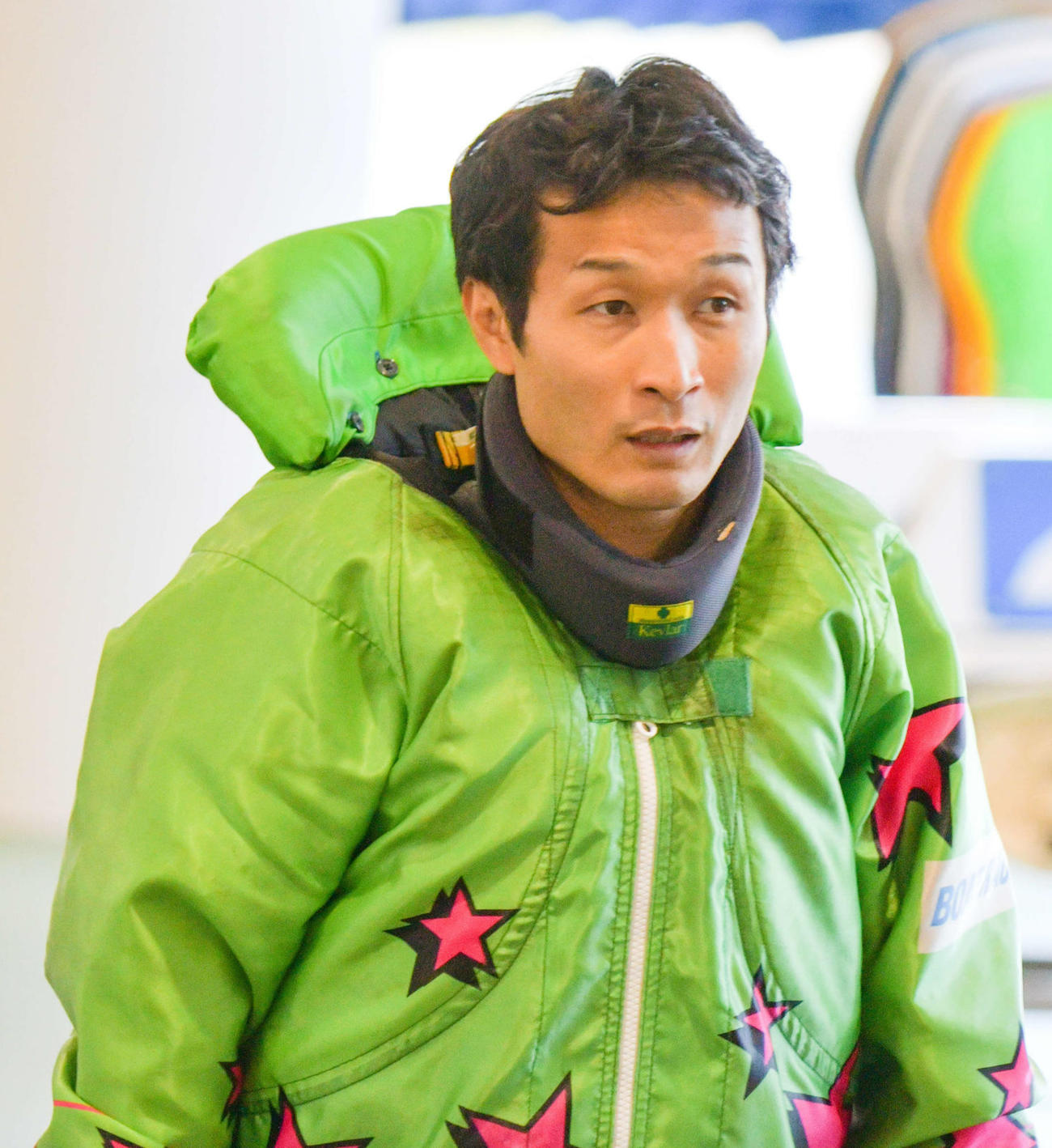 準優11Rでイン先マイを狙う岡村慶太