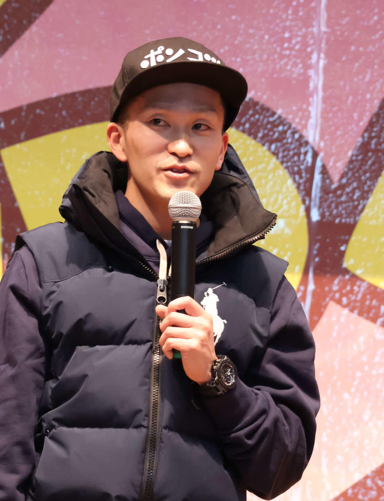 トークショーで地元ステージに登壇した西山貴浩は軽快なトークでファンの笑いを誘った