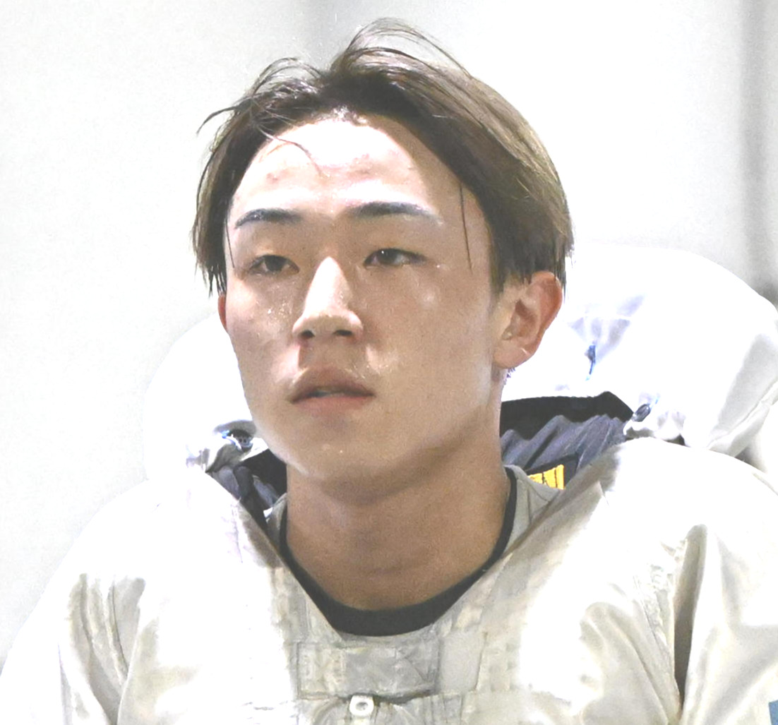 優勝戦の本紙本命・島川海輝（撮影・前岡正明）