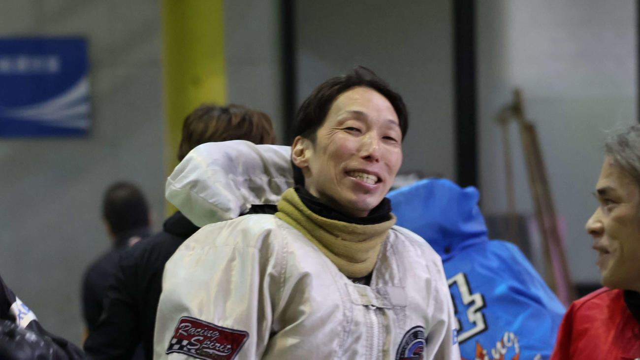 準優9R、2着に敗れた川上剛だが、舟足には自信を持つ