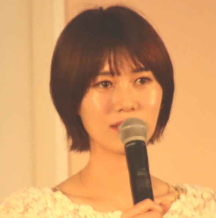 福岡ボートのイベントに登壇した倉持莉々