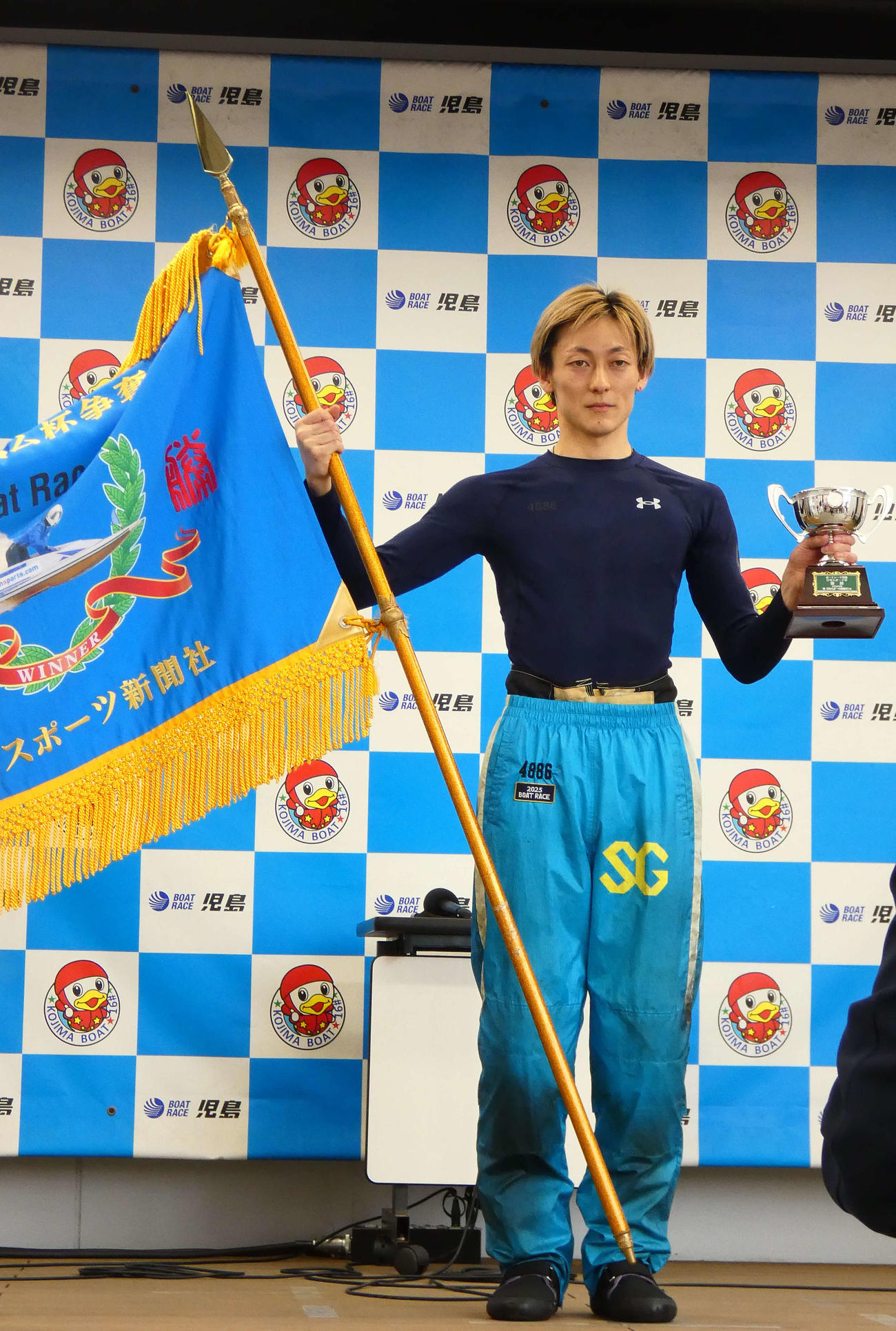 地元の入海馨が日刊スポーツ杯・ニッカン・コム杯で優勝を手にした（撮影・前原一樹）