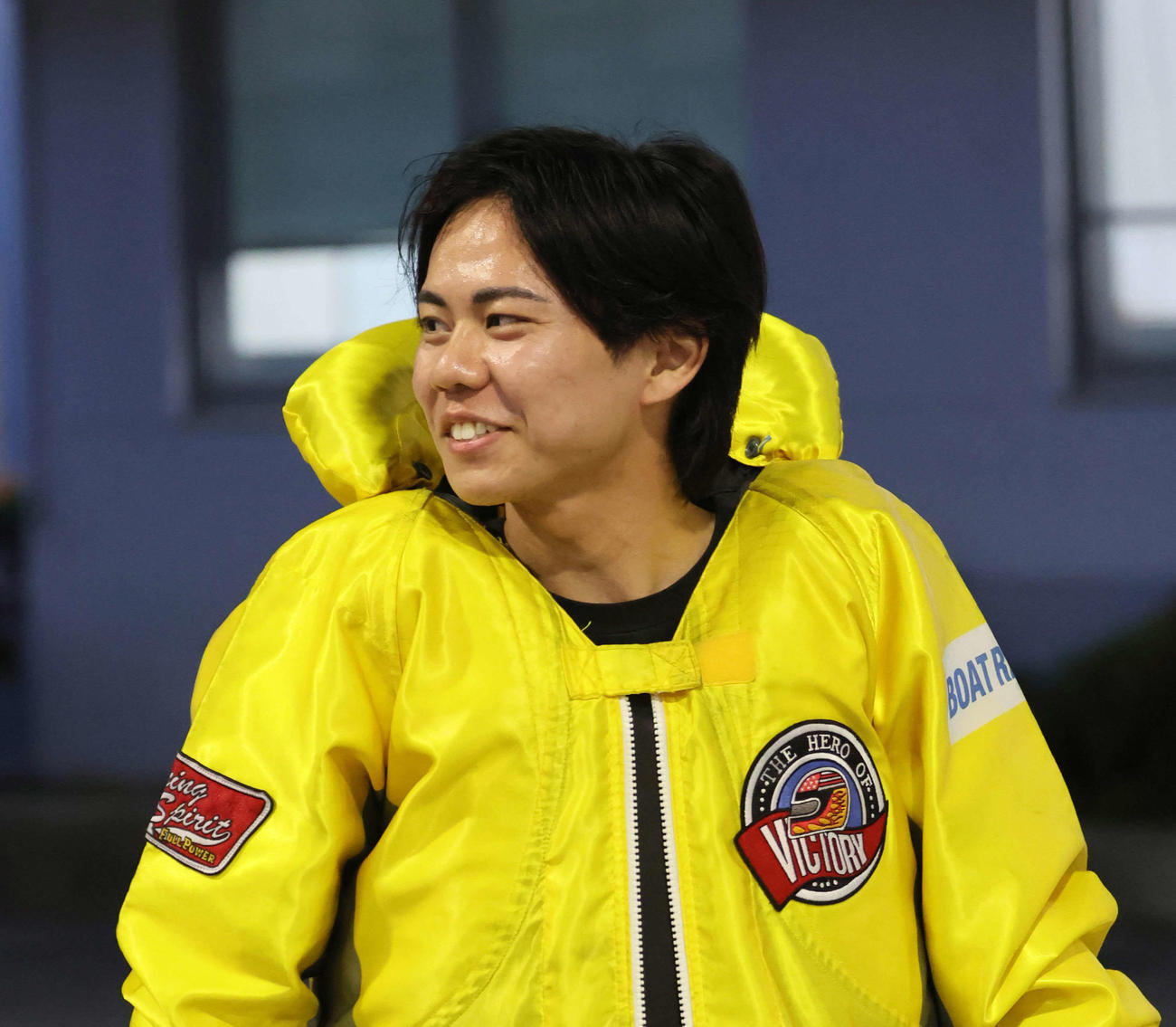 住之江9Rで2着となった香川颯太（撮影・宮崎幸一）