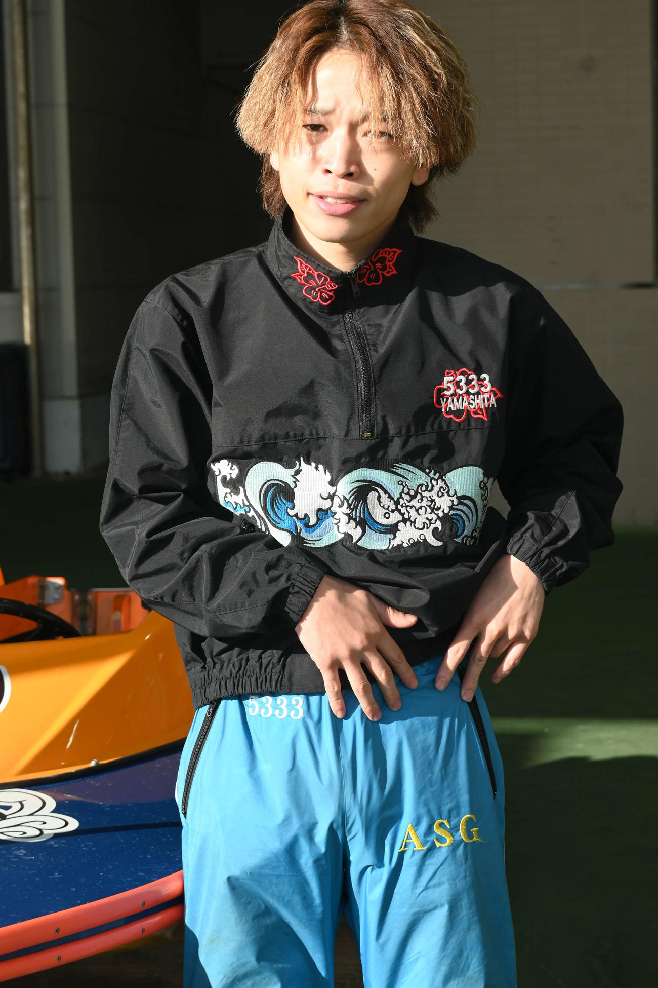 山下智己が引退された勝野竜司さんからプレゼントされたSGズボンを身にまとい予選突破を果たした