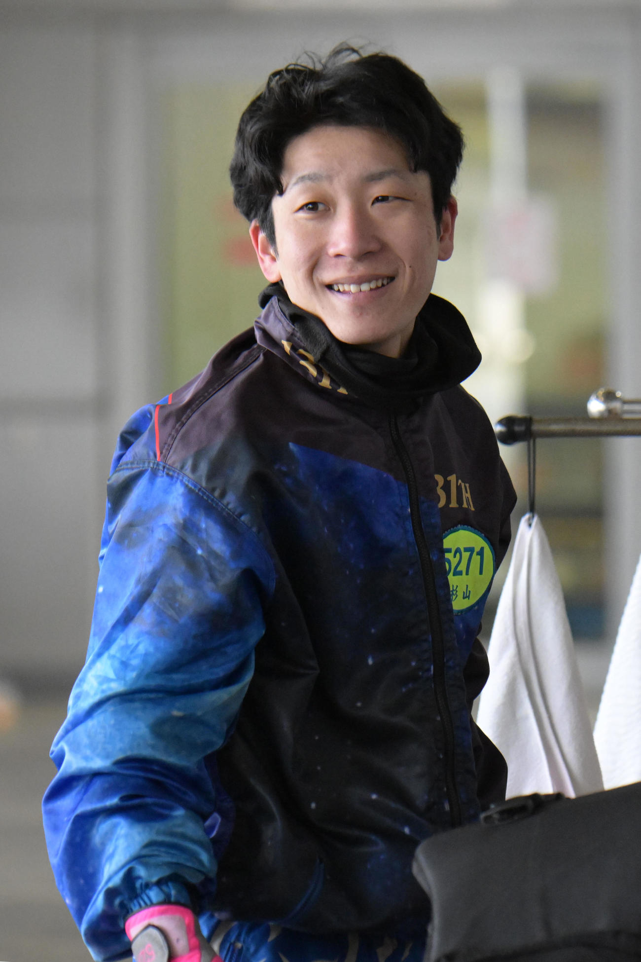 杉山太陽の足は3度のキャリアボデー交換でやや上向き傾向（撮影・滝沢美穂子）