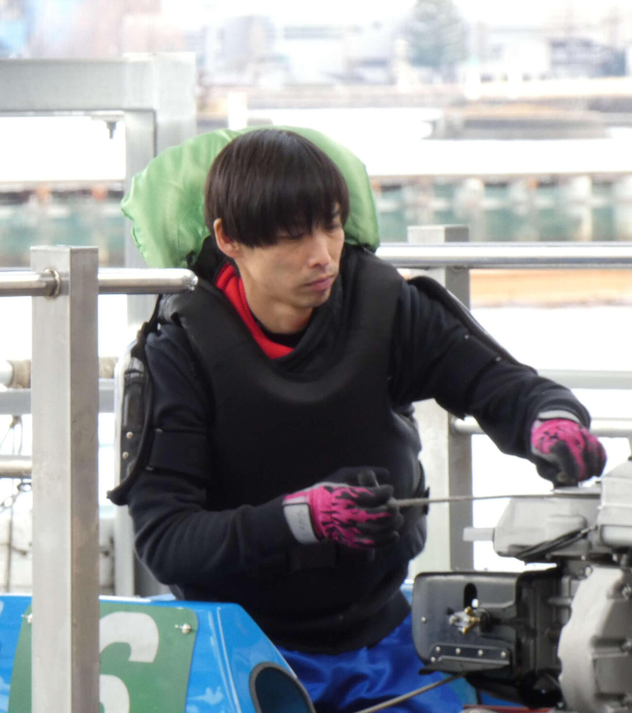 木下大将が12R優勝戦6枠から奇襲をかけ、優勝をもぎ取る（撮影・前原一樹）