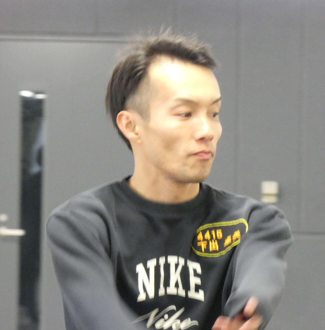 下出卓矢は流れに逆らわず、まくれる時にしっかりまくる姿勢だ（撮影・前原一樹）