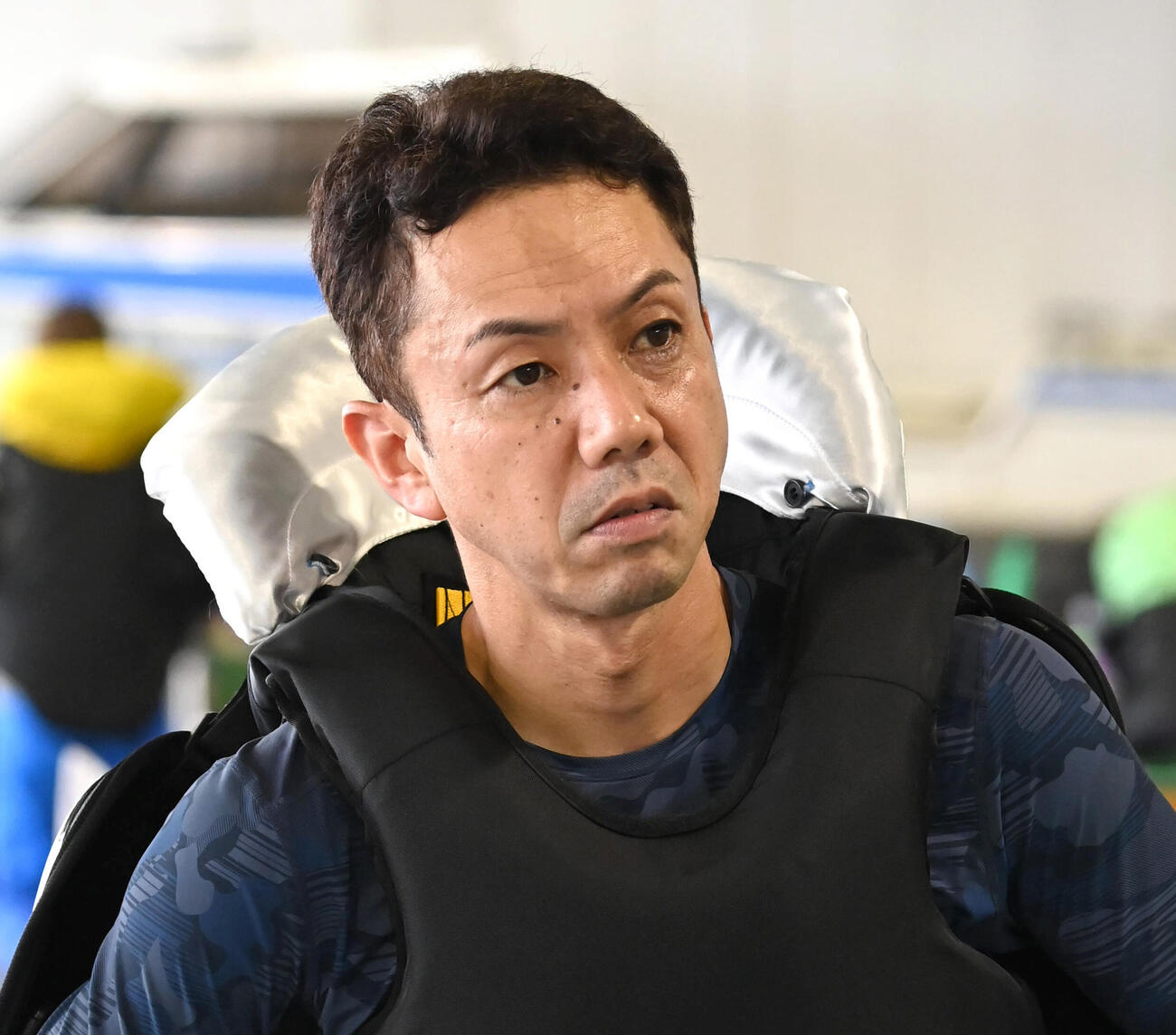 秋山広一が操縦性を高めてVを狙う（撮影・石井愛子）
