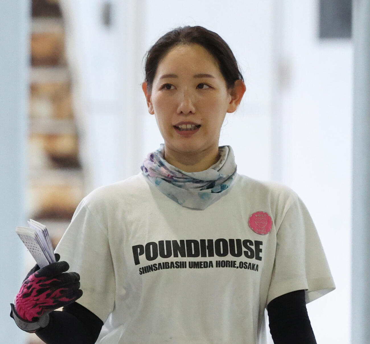 17位で通過した上田紗奈（撮影・西尾就之）