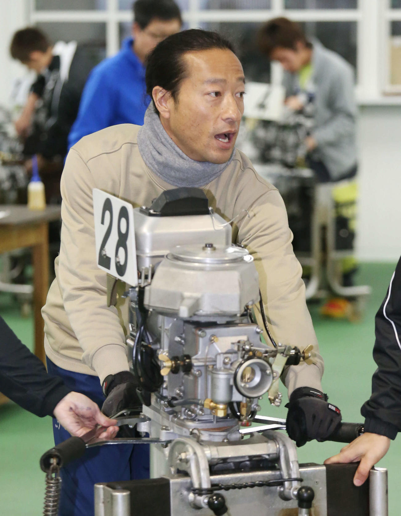現役時代の新藤哲三さん