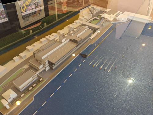 倉敷市児島モーターボート競走場スタンド棟施設整備　基本設計　縮尺1：300