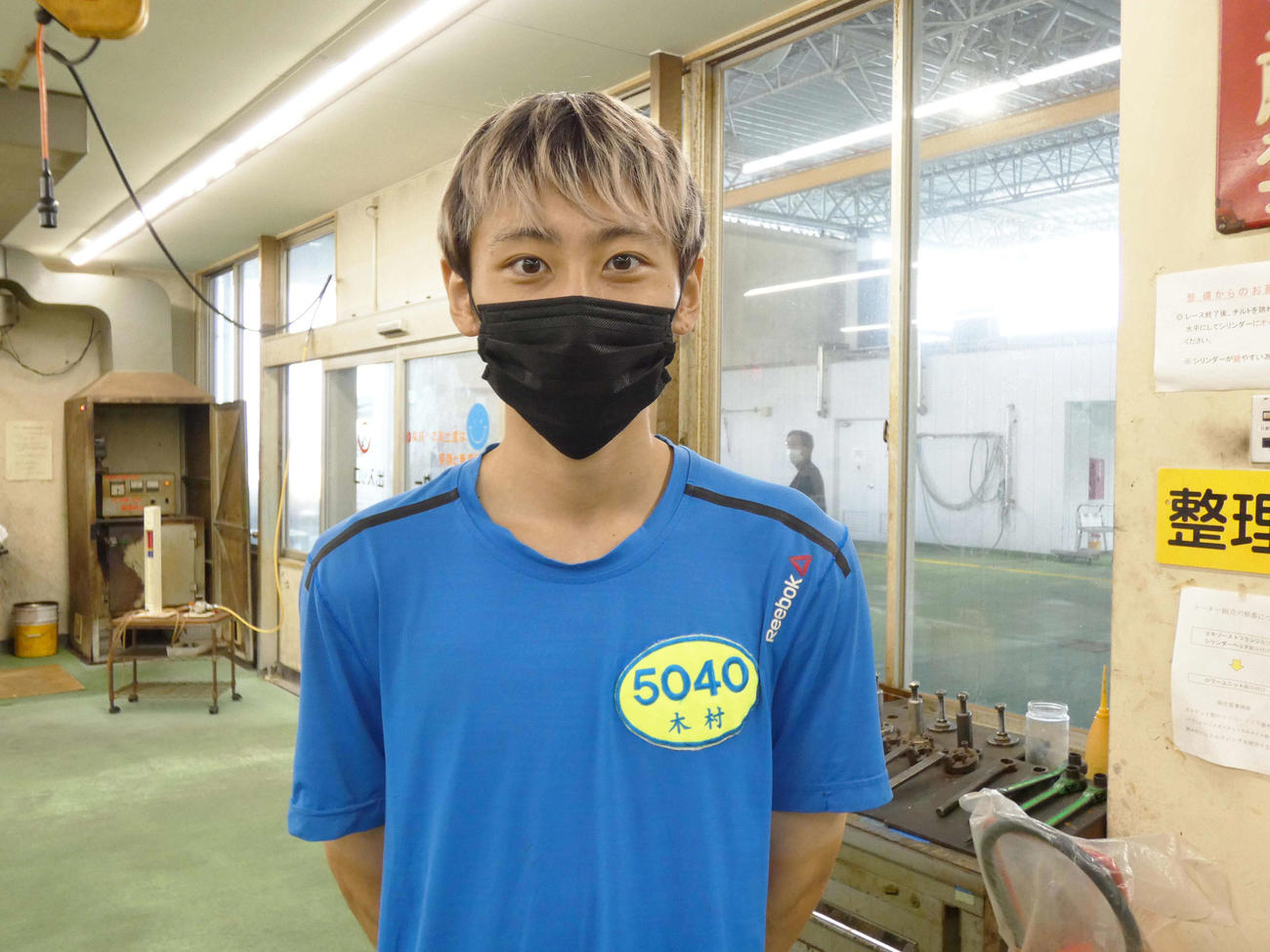 木村颯さん（21年9月6日撮影）