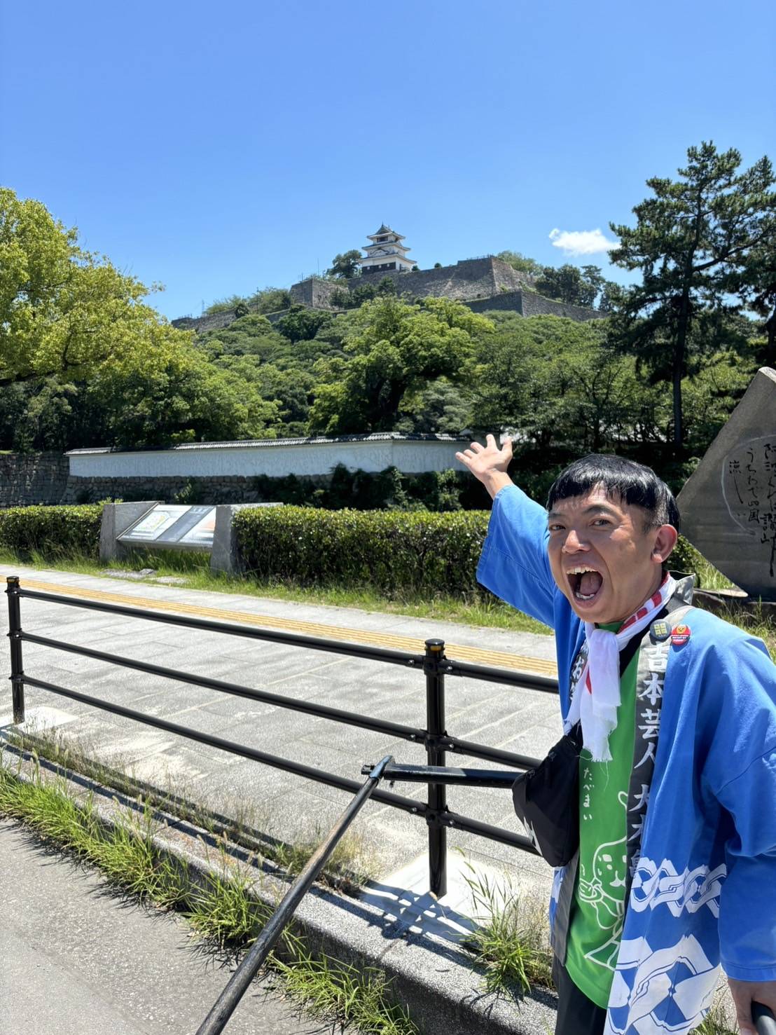 人力車を引く大木亀丸さん（写真・本人提供）