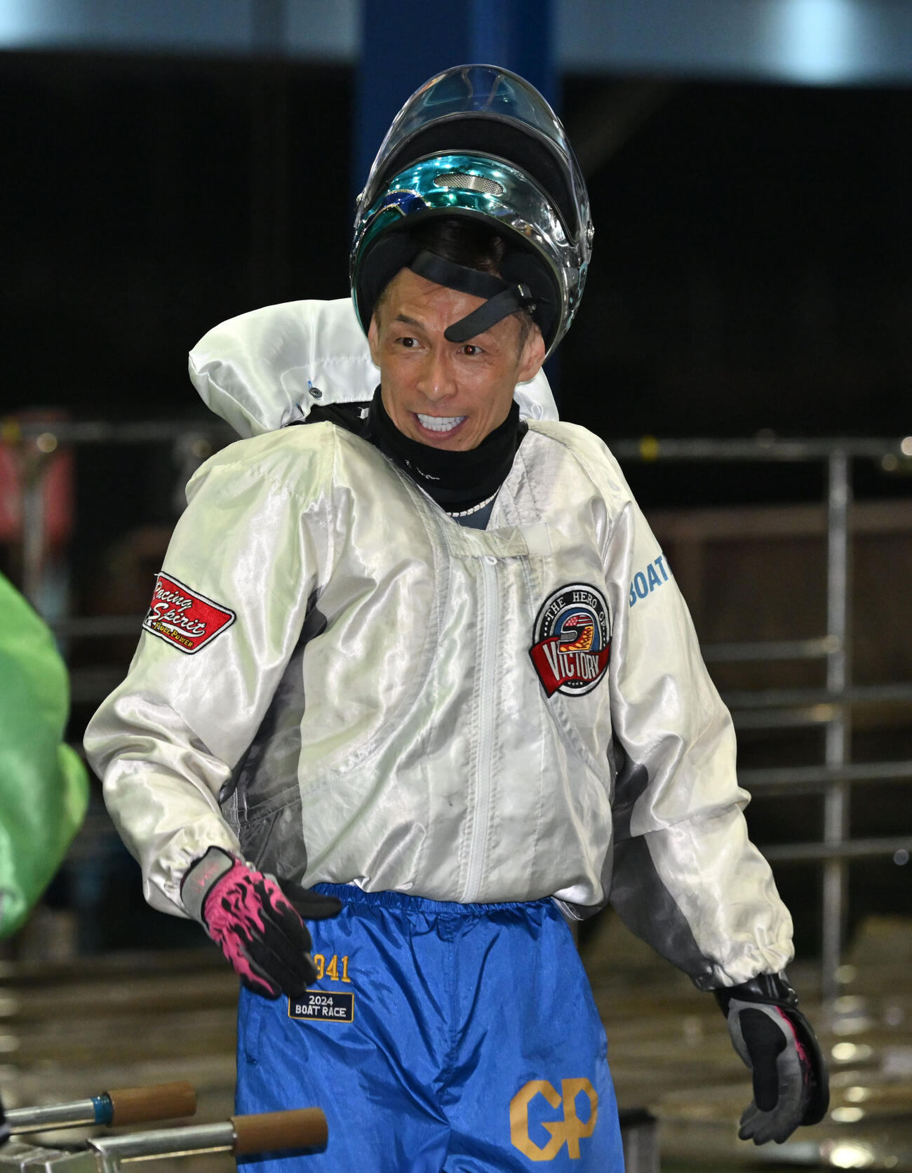 9R1着の池田浩二（撮影・林敢治）