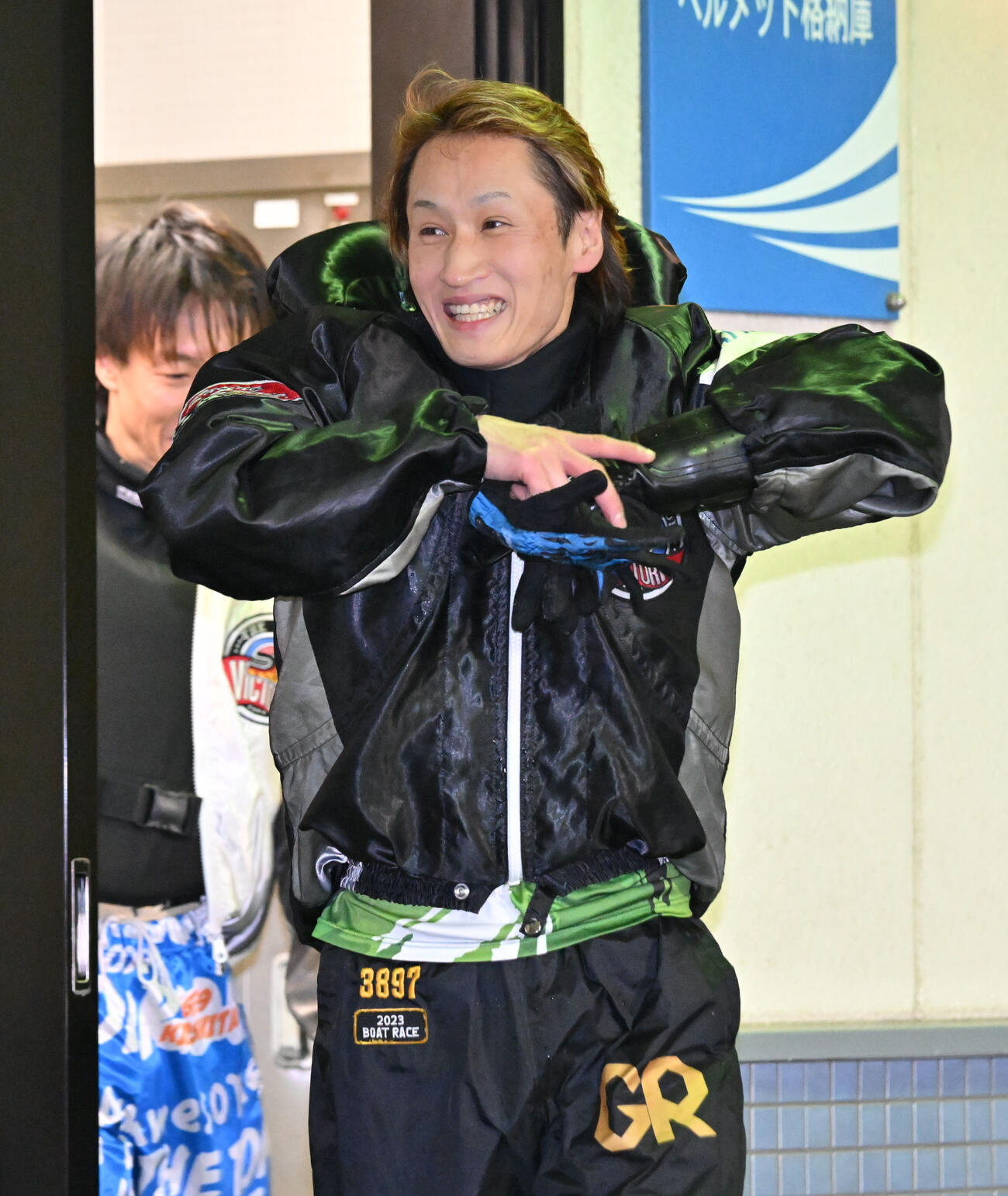 11R2着の白井英治（撮影・林敢治）