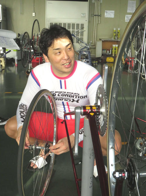 初日特選後に自転車を組み替えた清水裕友。豪快まくりで連勝を決める