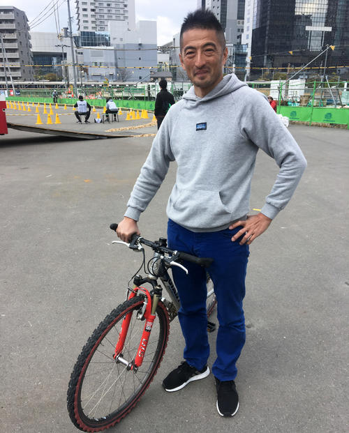 「スフィダーレ・クリット」を主催し、選手としても参加した競輪選手の児玉利文（撮影・岡田晋）