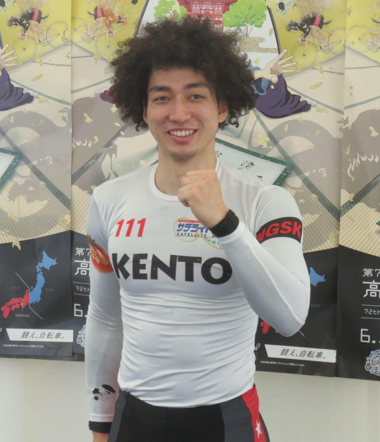 久々に存在感を示した「アフロマン」山崎賢人